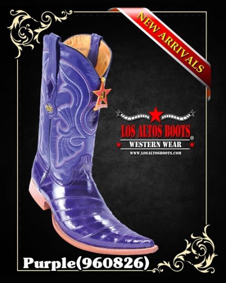 Mensusa Products 6xToe Eel Mens Western Cowboy Boots by Los Altos Boots