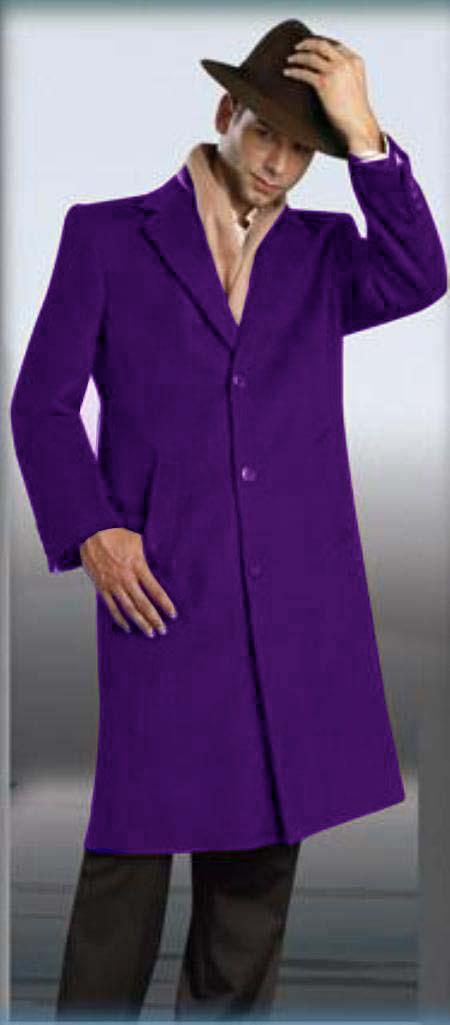 Mensusa Products Purple blazer-Purple Overcoat 45