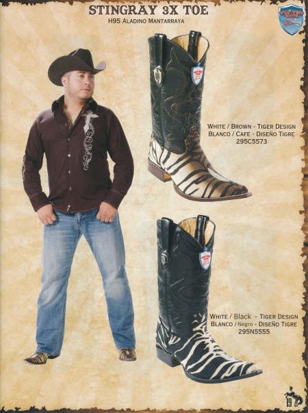 Mensusa Products XXXToe Stingray Men's Cowboy Western Boots Diff. Colors/Sizes