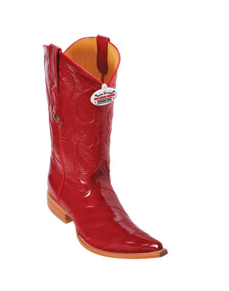 Mensusa Products Los Altos Red Eel XXXToe Cowboy Boots 317