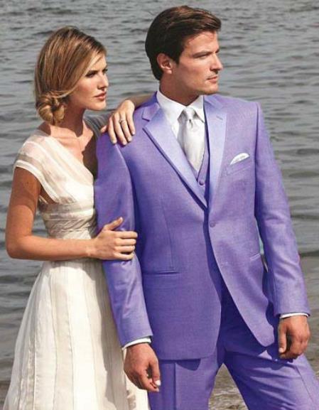 Mensusa Products Stunning Lavender Two Button Tuxedo