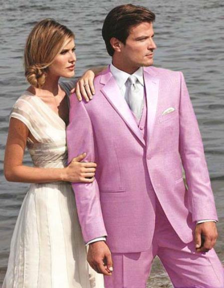 Mensusa Products Stunning Pink Two Button Tuxedo