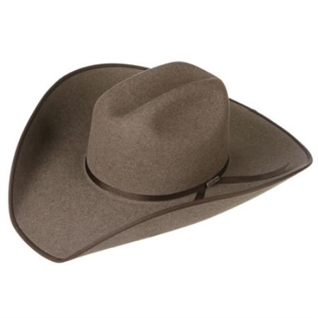 Mensusa Products 6X Felt Cowboy Hats Grey