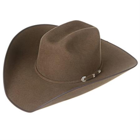 Mensusa Products Canyon Walnut Felt Cowboy Hats