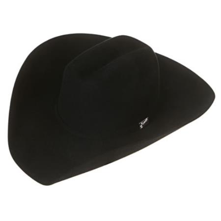 Mensusa Products Signature Black Felt Cowboy Hats