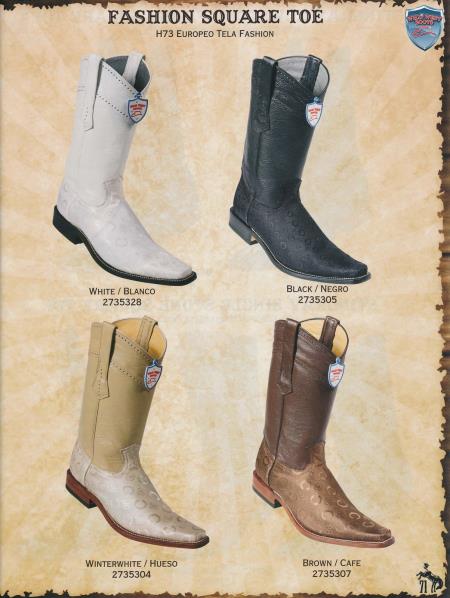 Mensusa Products SquareToe Fashion Design Men's Cowboy Western Boots Diff.Colors/Sizes