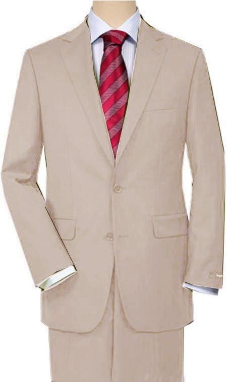 Mensusa Products Beige Quality Total Comfort Suit Separate Any Size Jacket & Any Size Pants