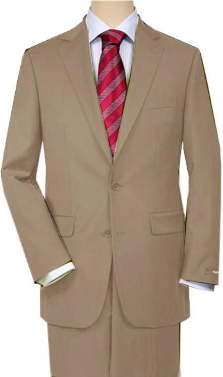 Mensusa Products Khaki Quality Total Comfort Suit Separate Any Size Jacket & Any Size Pants