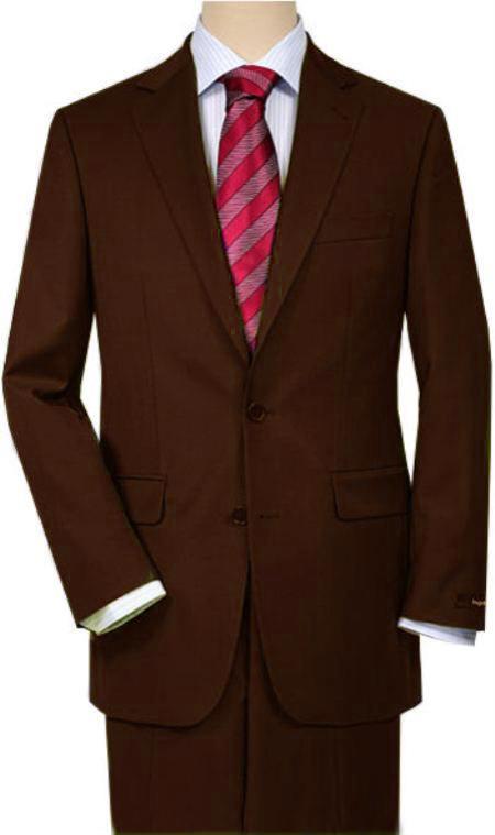 Mensusa Products Brown Quality Total Comfort Suit Separate Any Size Jacket & Any Size Pants