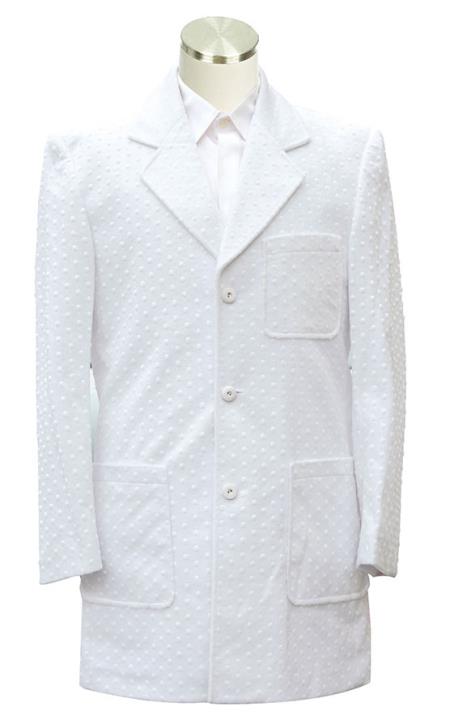 Mensusa Products Men's CasualLeisure suit White