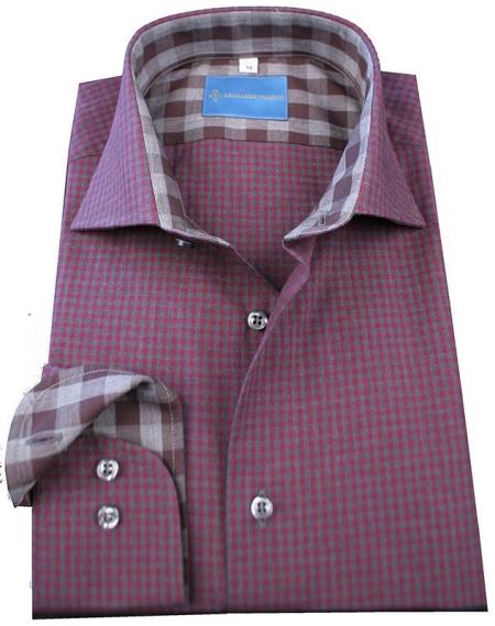 Mensusa Products Mens 1 Cotton L/S Shirt Pink 95