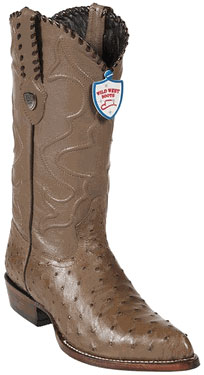 Mensusa Products Wild West Mink Full Quill Ostrich Cowboy Boots 517