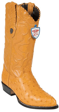 Mensusa Products Wild West Buttercup Full Quill Ostrich Cowboy Boots 517