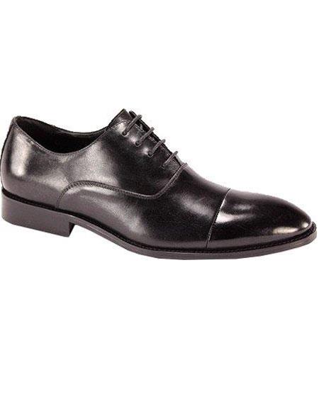 Mensusa Products Mens Oxford Dress Shoe Black