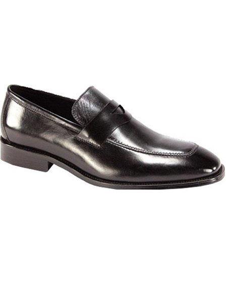 Mensusa Products Mens Elegant Leather Dress Shoes Black