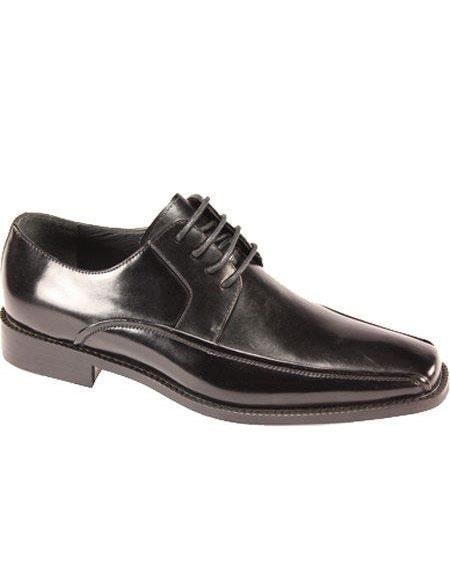 Mensusa Products Men's Lace Up Dress Oxfords Black