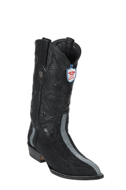 Mensusa Products Wild West JToe Black Rowstone Finish Boots 457