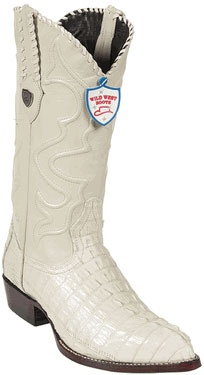 Mensusa Products Wild West JToe Winterwhite Caiman TaCowboy Boots 457