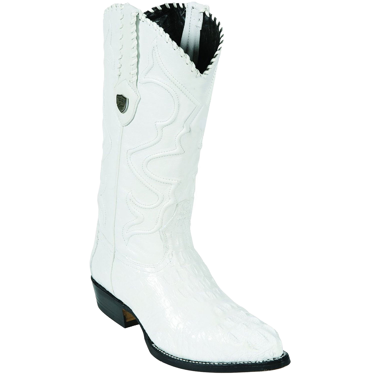 Mensusa Products Wild West JToe White Caiman TaCowboy Boots 457