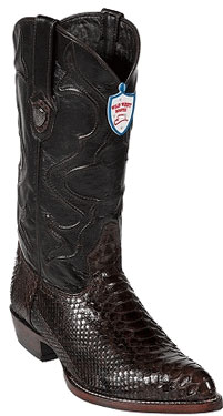 Mensusa Products Wild West Brown Python Boots 287