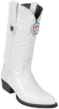 Mensusa Products Wild West White Teju Lizard Cowboy Boots 297
