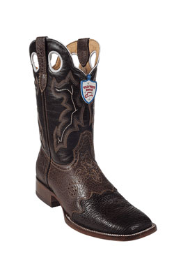 Mensusa Products Wild West Brown Shark Wild Rodeo Toe Boots 277