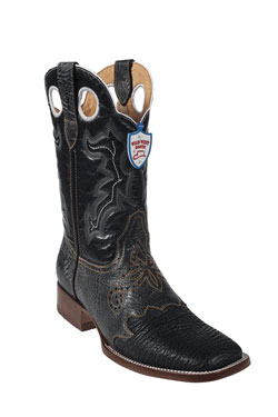 Mensusa Products Wild West Black Shark Wild Rodeo Toe Boots 277