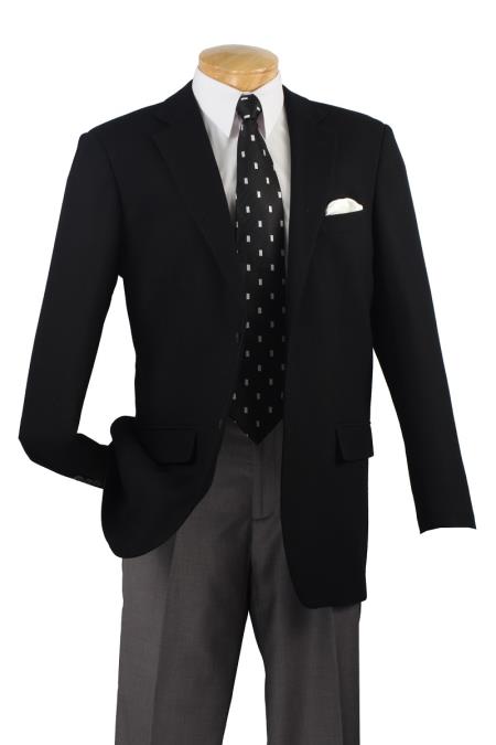 Mensusa Products Mens 2 Button Single Breasted 1 Wool Sport Coat
