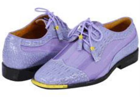 Mensusa Products Mens Lavender Light Purple Dress Shoes