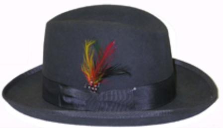 Mensusa Products God Father Charcoal Hat 1 Wool