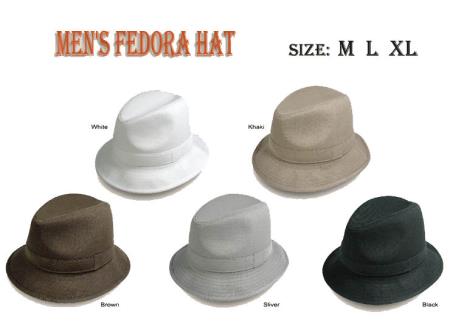 Mensusa Products New Men's Fedora Trilby Hat