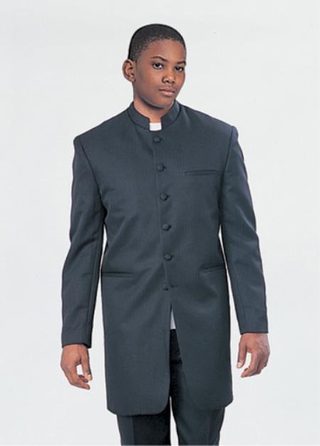 Mensusa Products Boys Church Suit Black, Cream & White