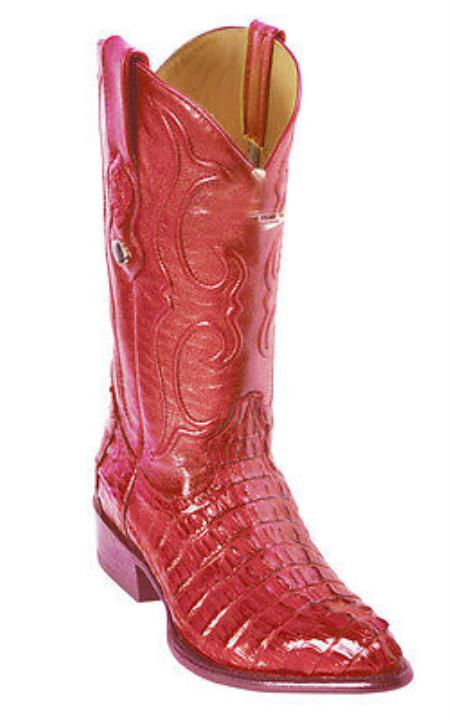 Mensusa Products Caiman TaVintage Riding Red Los Altos Men's Western Boots Cowboy Classics
