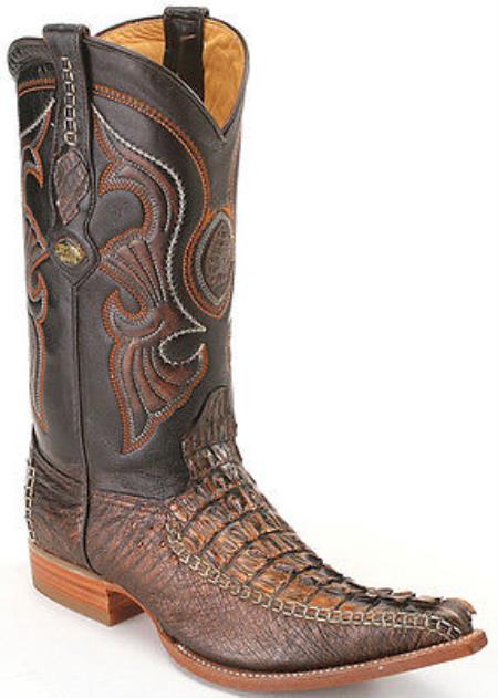 Mensusa Products Caiman TaVintage Riding Copper Los Altos Men's Western Boots Cowboy Classics 290