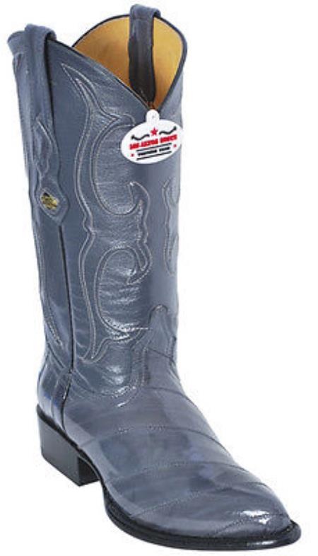Mensusa Products Eel Classy Gray Los Altos Mens Western Boots Cowboy Classics Style