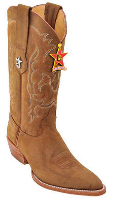 Mensusa Products Mens Los Altos Crazy Honey Cowboy Western Boot Leather JToe