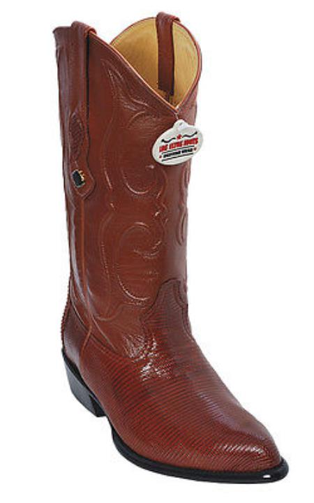 Mensusa Products Ring Lizard Cognac Brown Los Altos Men's Cowboy Boots Western Riding Design 230