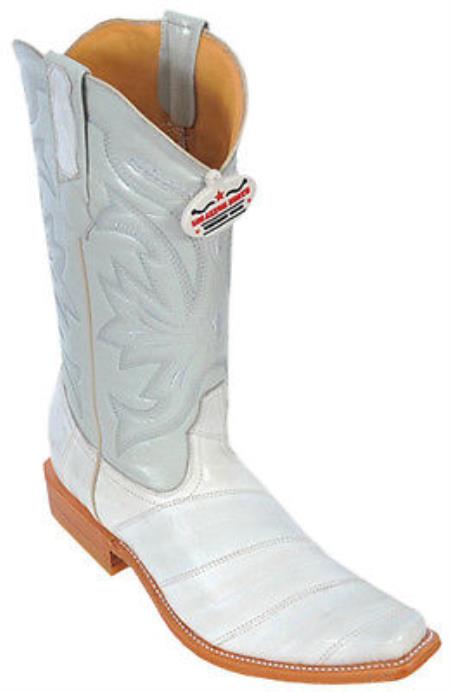 Mensusa Products Eel Classy Bone White Los Altos Mens Western Boots Cowboy Classics