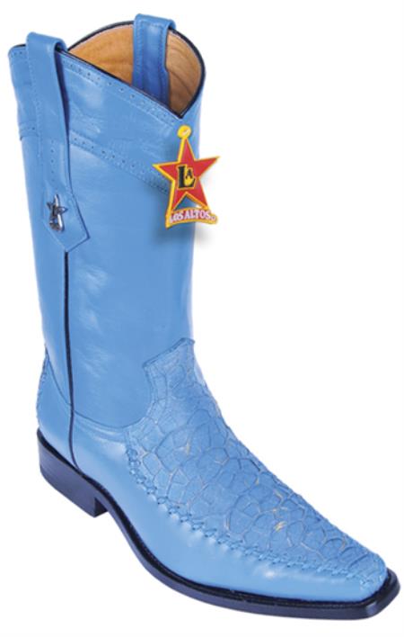 Mensusa Products Menudo Leather Royal Blue Los Altos Mens Western Boots Cowboy Classics Style 230