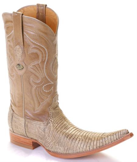 Mensusa Products Teju Lizard Oryx Los Altos Men's Cowboy Boots Western Rider Style 253