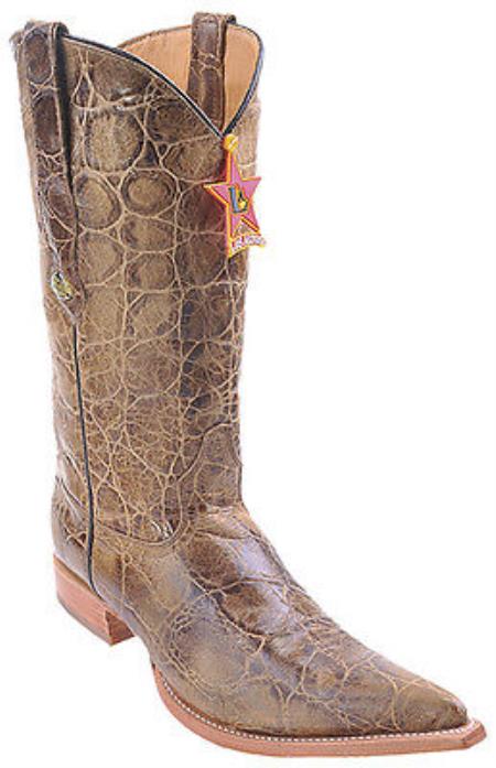 Mensusa Products Kenya Honey Brown Riding Los Altos Men's Western Boots Cowboy Classics