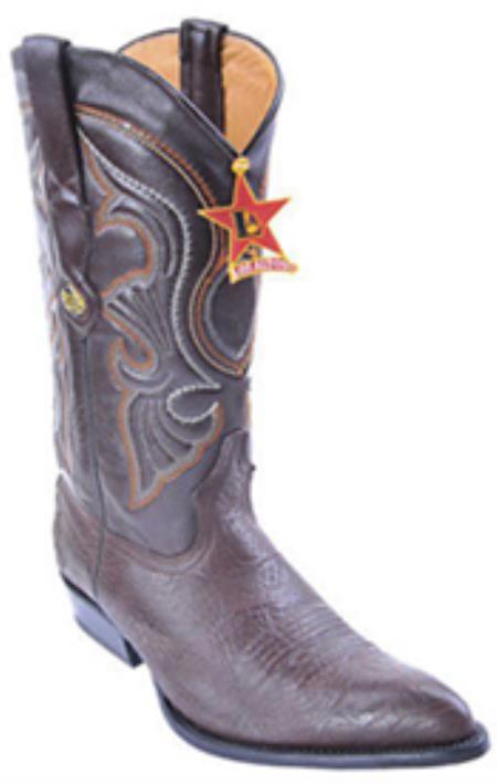 Mensusa Products Bull Shoulder Brown Los Altos Men's Cowboy Boots Western Rider Style