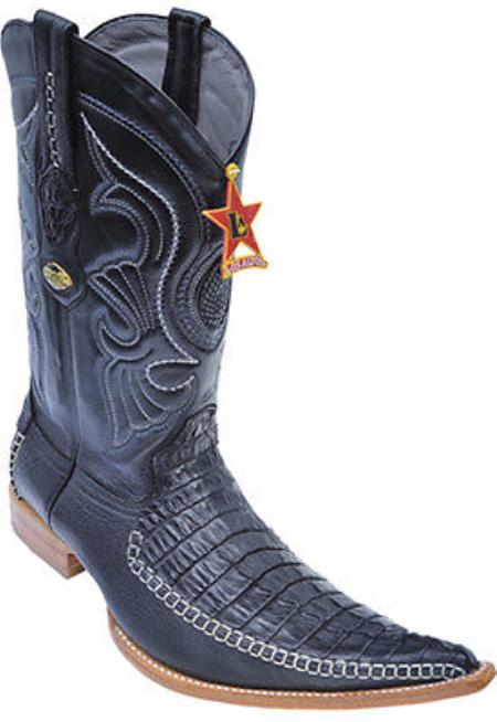 Mensusa Products Caiman TaCroc Black Los Altos Men's Cowboy Boots Western Classics Riding 290