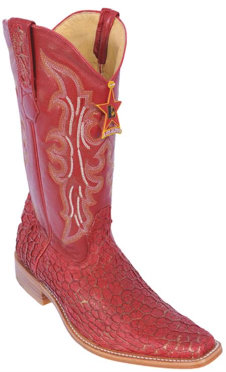 Mensusa Products Menudo Leather Vintage Riding Red Los Altos Men's Western Boots Cowboy Classics 230