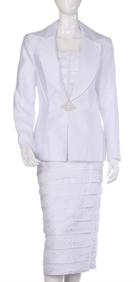 Mensusa Products Women Dress Set White
