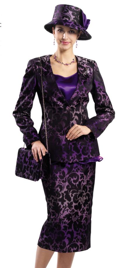Mensusa Products Women 3 Piece Dress Set Purple, Raspberry