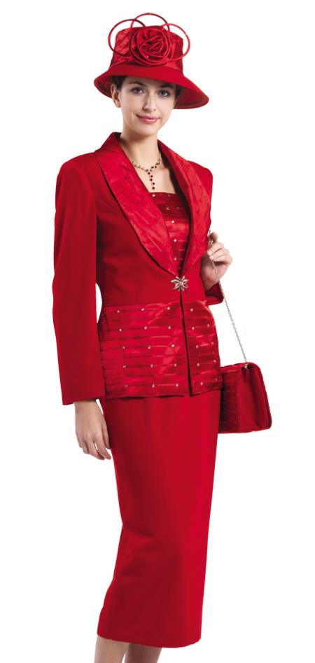 Mensusa Products Women Dress Set Red