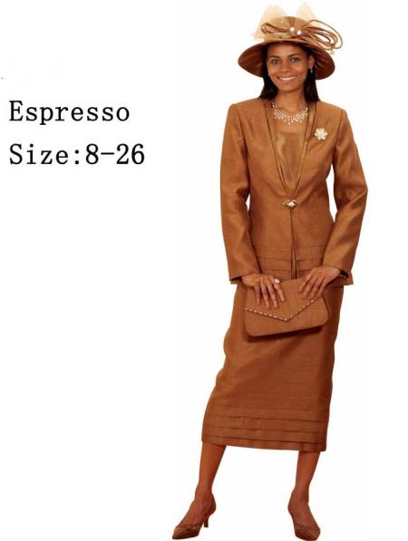 Mensusa Products Women Dress Set Espresso