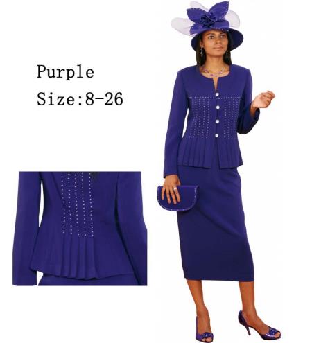 Mensusa Products Women Dress Set Purple