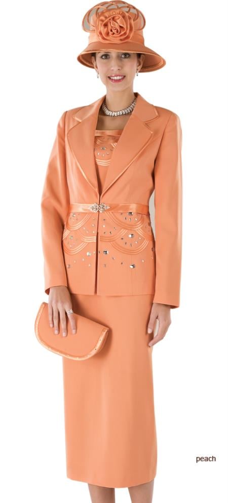 Mensusa Products Women Dress Set Peach